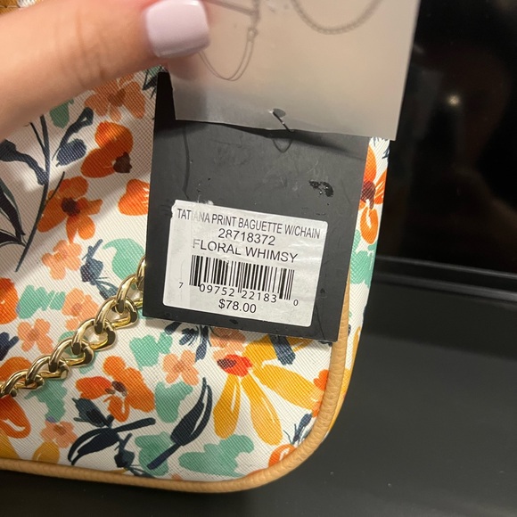 Nanette Lepore NWT Floral Whimsy Clutch Shoulder Bag - Picture 4 of 9